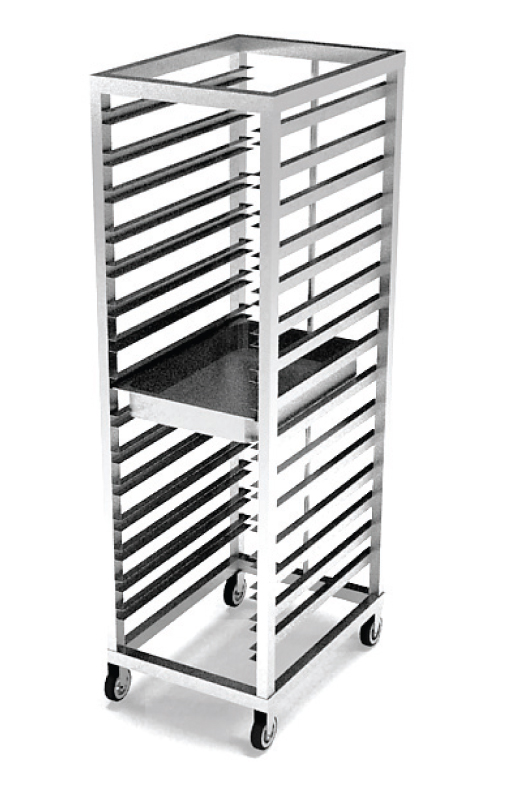 Tepsi Taşıma Arabası 32x53 15 Tepsilik