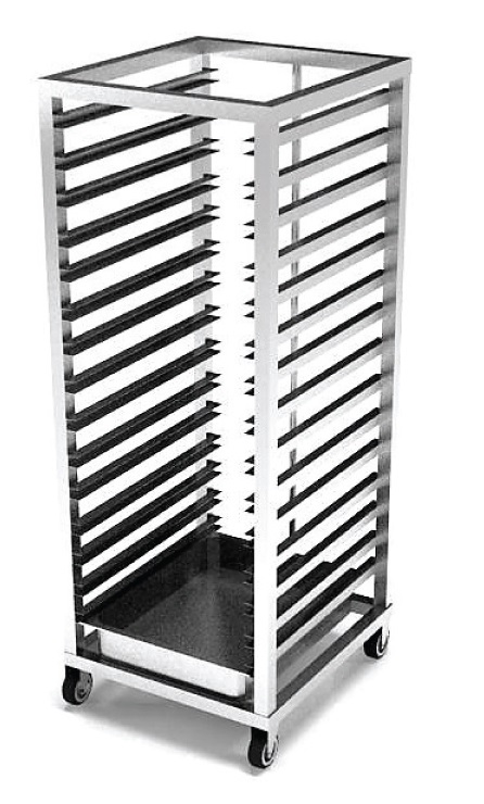 Tepsi Taşıma Arabası 53x65 15 Tepsilik